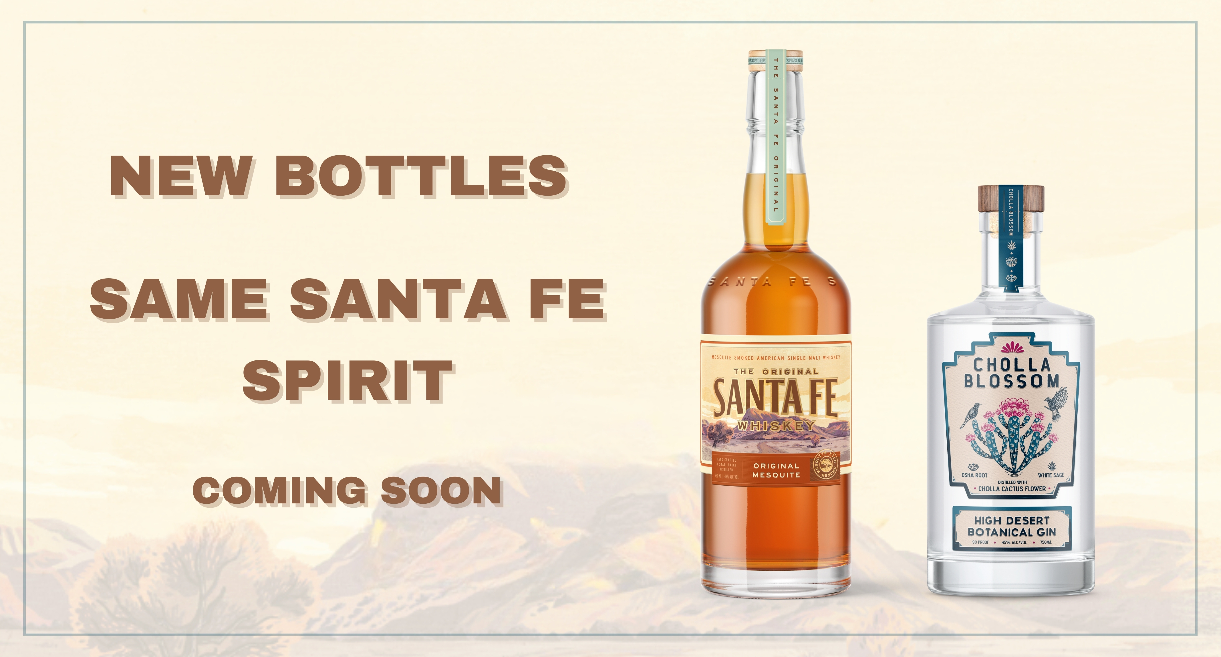 New Bottles, Same Santa Fe Spirit - Coming Soon!