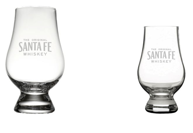 The Original Santa Fe Whiskey Glencairn glass