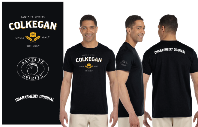 Colkegan Unabashedly Original black t-shirt
