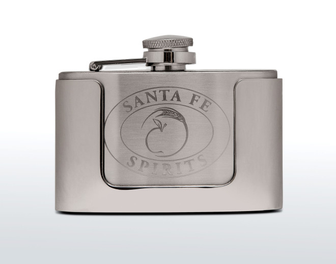 Santa Fe Spirits Belt Buckle 3oz Flask