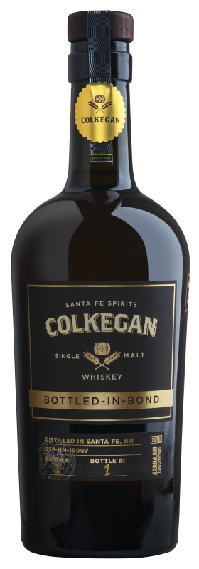Colkegan Bottled-in-Bond Single Malt Whiskey bottle