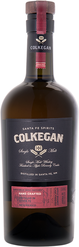 Colkegan Apple Brandy Cask Finished Single Malt Whiskey bottle